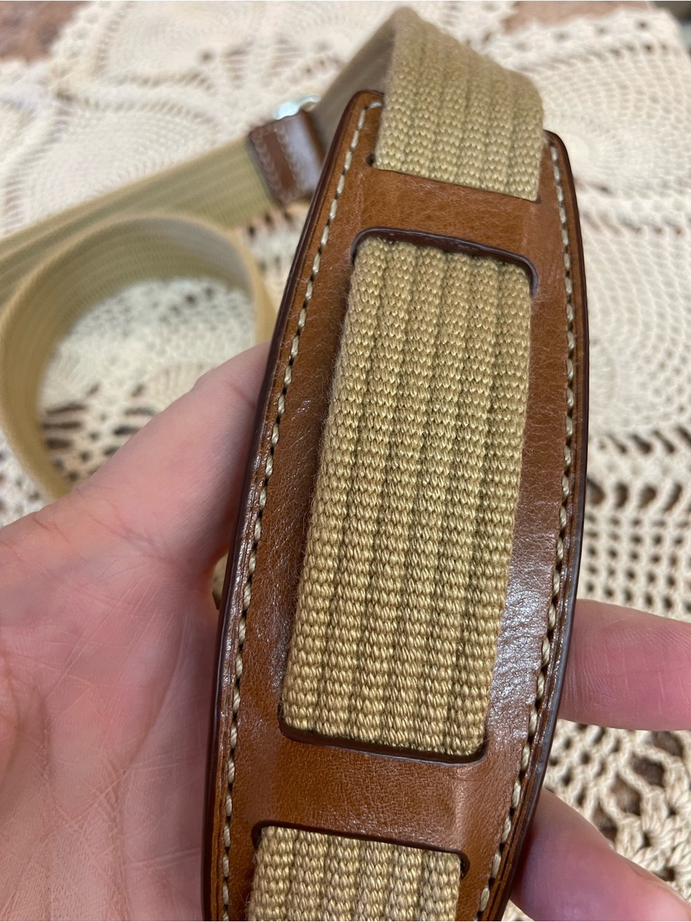 Coach Signature Stripe vertical patchwork crossbody bag (2006) - Picture 6 of 12